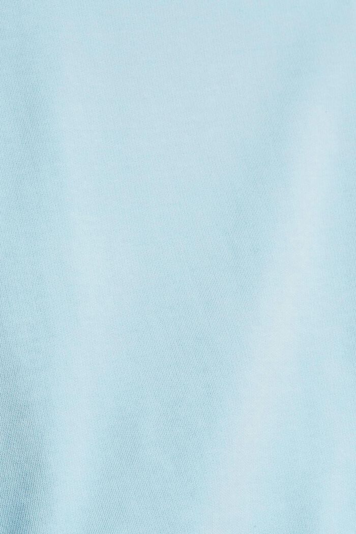 Sweatshirt aus reiner Baumwolle, GREY BLUE, detail image number 1