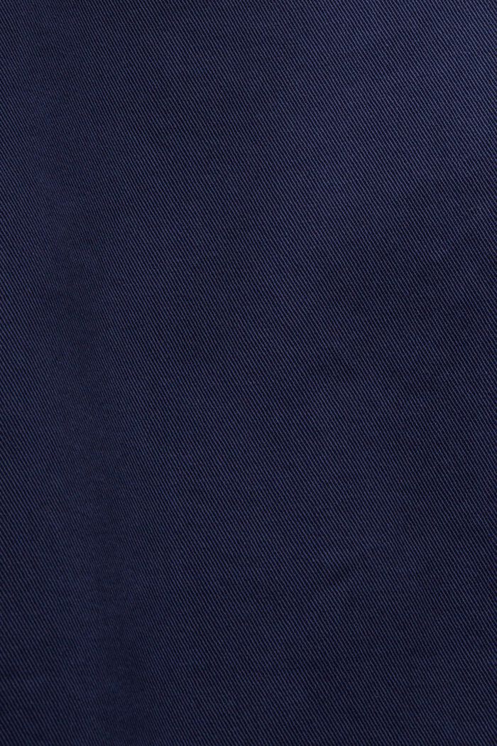 Chino à taille mi-haute de coupe Straight Fit, DARK BLUE, detail image number 6