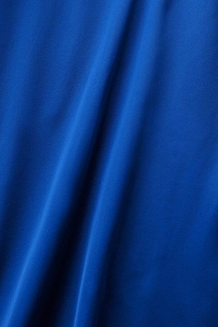 Neckholder-Maxikleid aus Satin, BRIGHT BLUE, detail image number 6