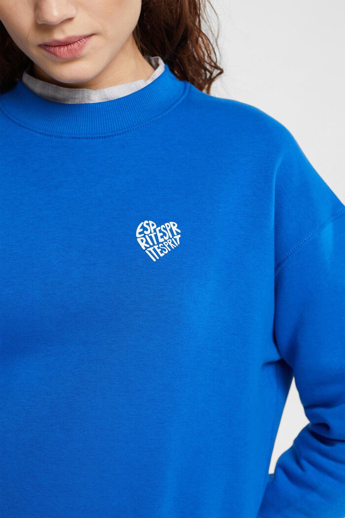 Sweat-shirt à logo, BLUE, detail image number 0