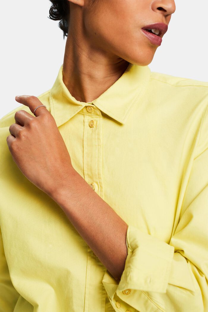 Oxford-Hemdbluse, LIME YELLOW, detail image number 3
