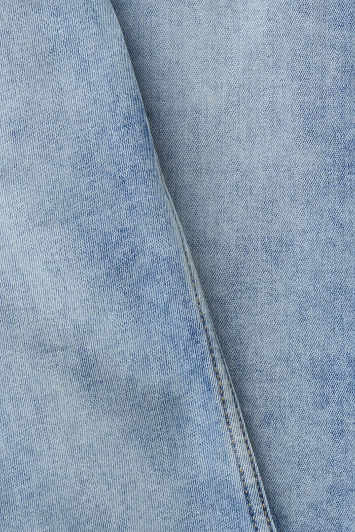 Jean stretch de coupe Slim Fit à taille mi-haute, BLUE LIGHT WASHED, detail image number 6