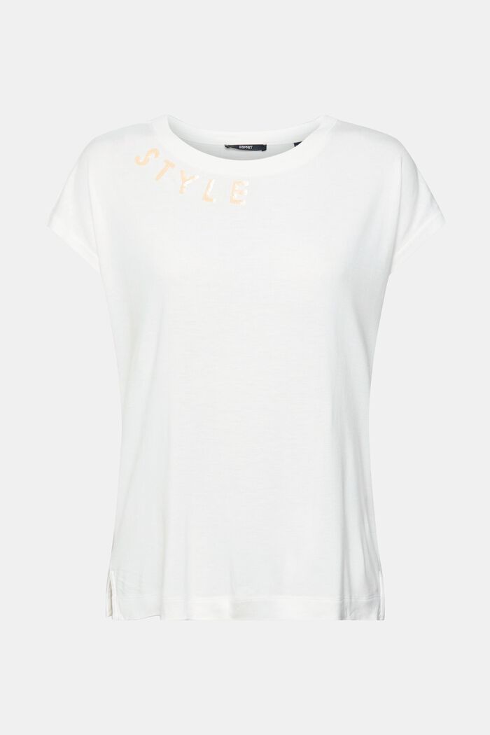T-shirt à paillettes, LENZING™ ECOVERO™, NEW OFF WHITE, detail image number 2