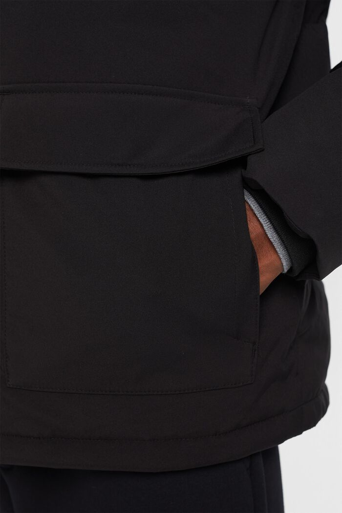 Doudoune à capuche, BLACK, detail image number 1