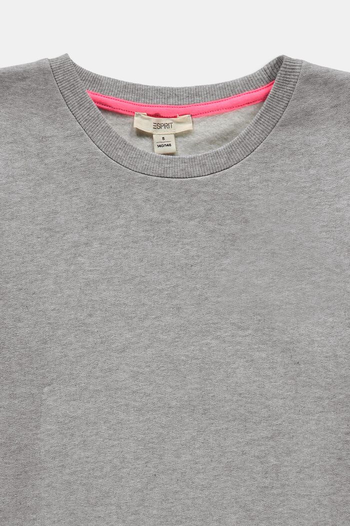 Sweat-shirt avec finition fluo, LIGHT GREY, detail image number 2
