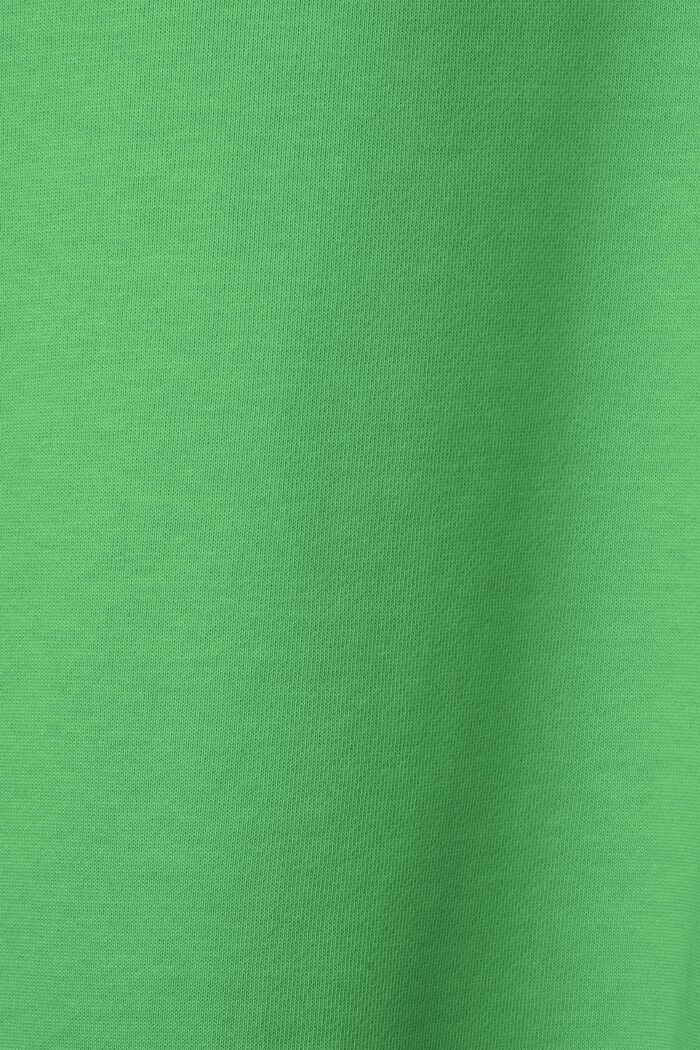 Pantalon de jogging en coton molletonné orné d’un logo, GREEN, detail image number 7
