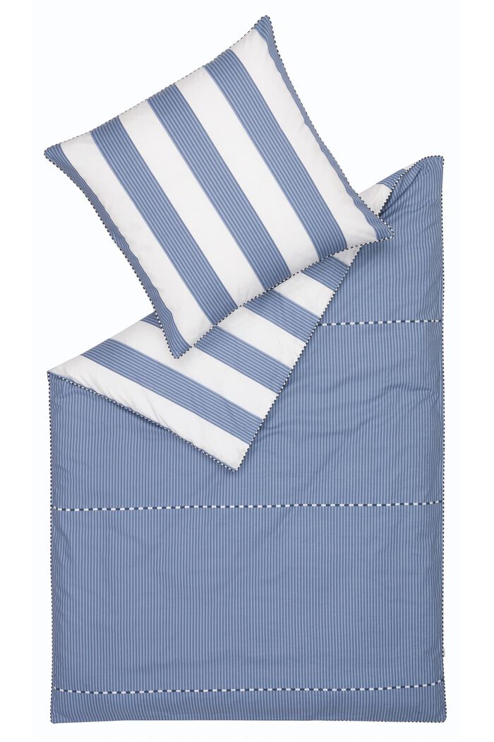 Linge de lit en satin, 100 % coton, BLUE, detail image number 2
