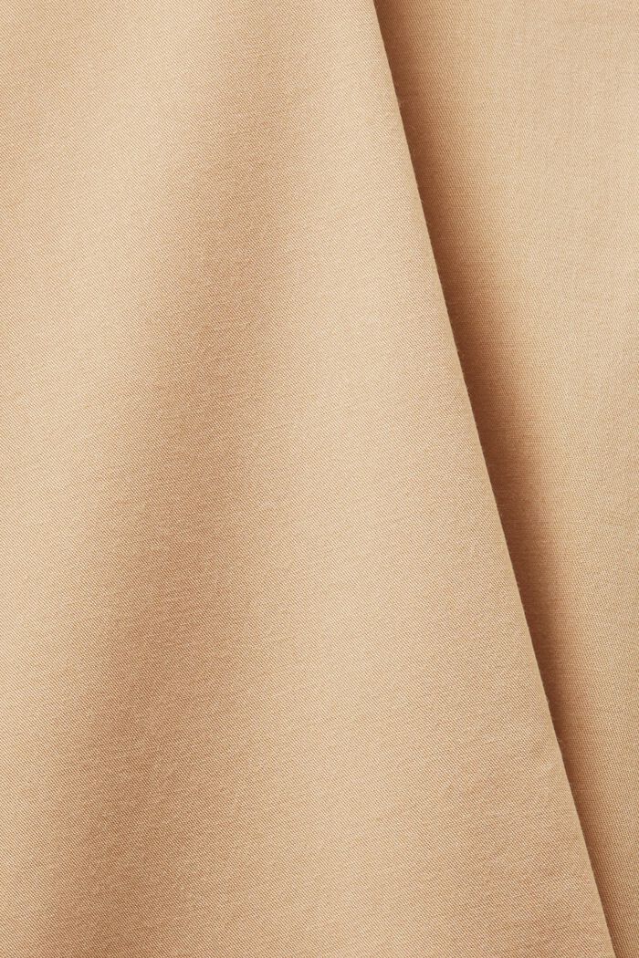 Robe-chemise mi-longue au look froissé, SAND, detail image number 5
