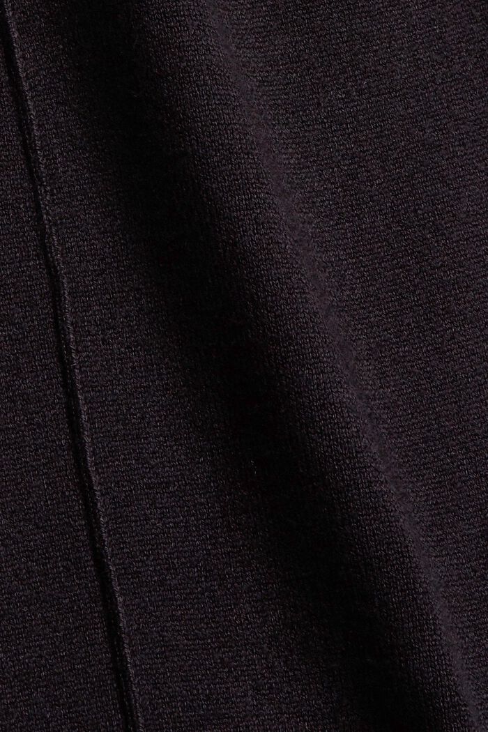 Pantalon en maille à teneur en LENZING™ ECOVERO™, BLACK, detail image number 1