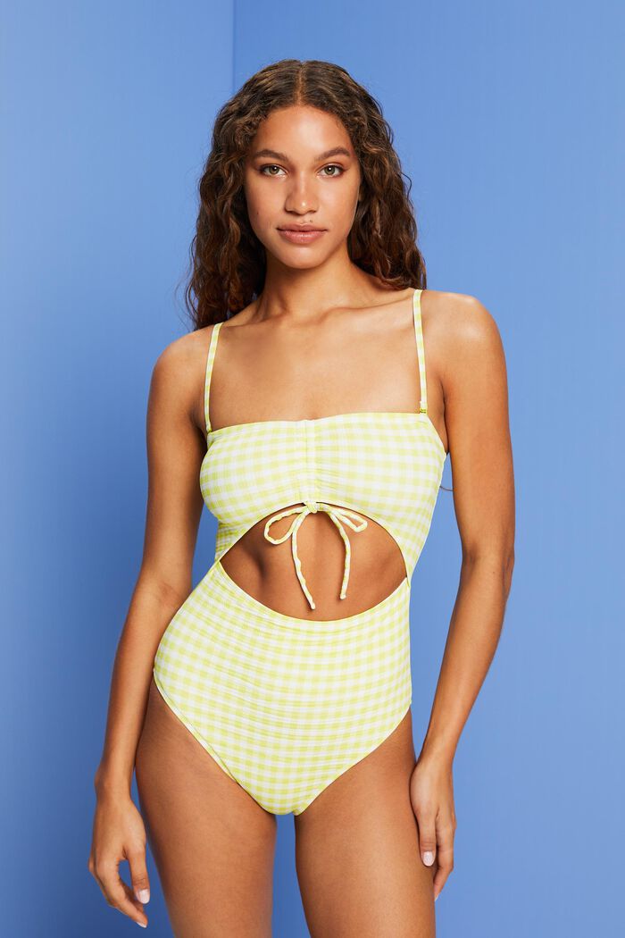 Swimsuits, LIME YELLOW, detail image number 0