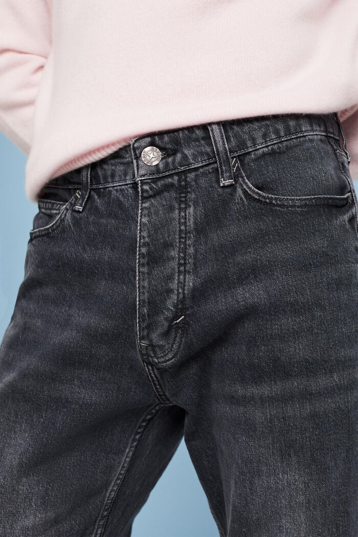 Lockere Retro-Jeans mit mittlerer Bundhöhe, BLACK MEDIUM WASHED, detail image number 4