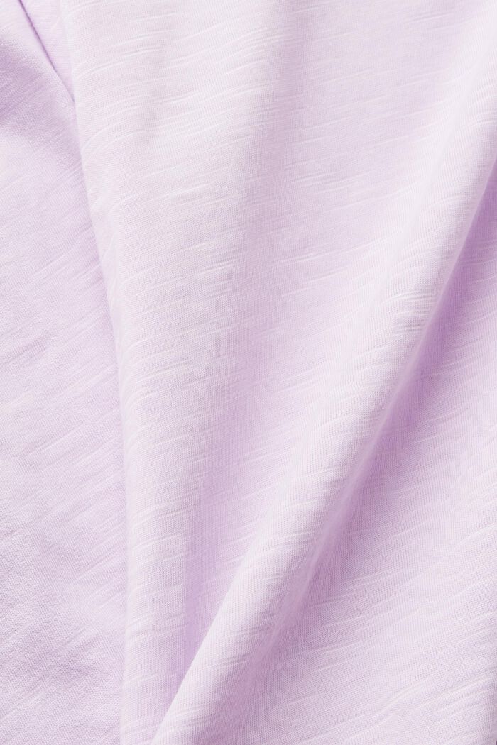 Kurzes Pyjamaset aus Neppy-Baumwolle, VIOLET, detail image number 4