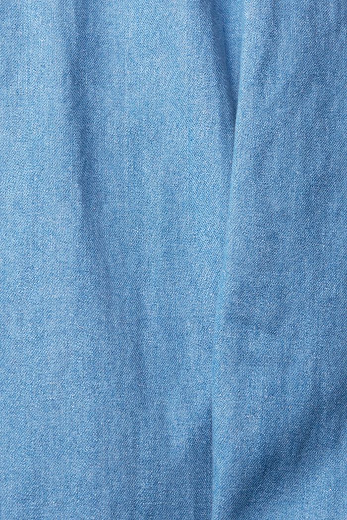 Mit Hanf: Jeans aus leichtem Denim, BLUE LIGHT WASHED, detail image number 4