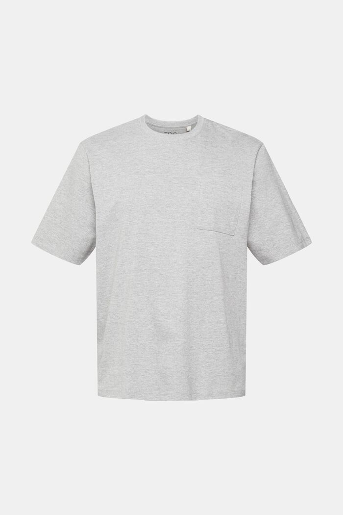 T-shirt en jersey chiné, LENZING™ ECOVERO™, MEDIUM GREY, detail image number 2