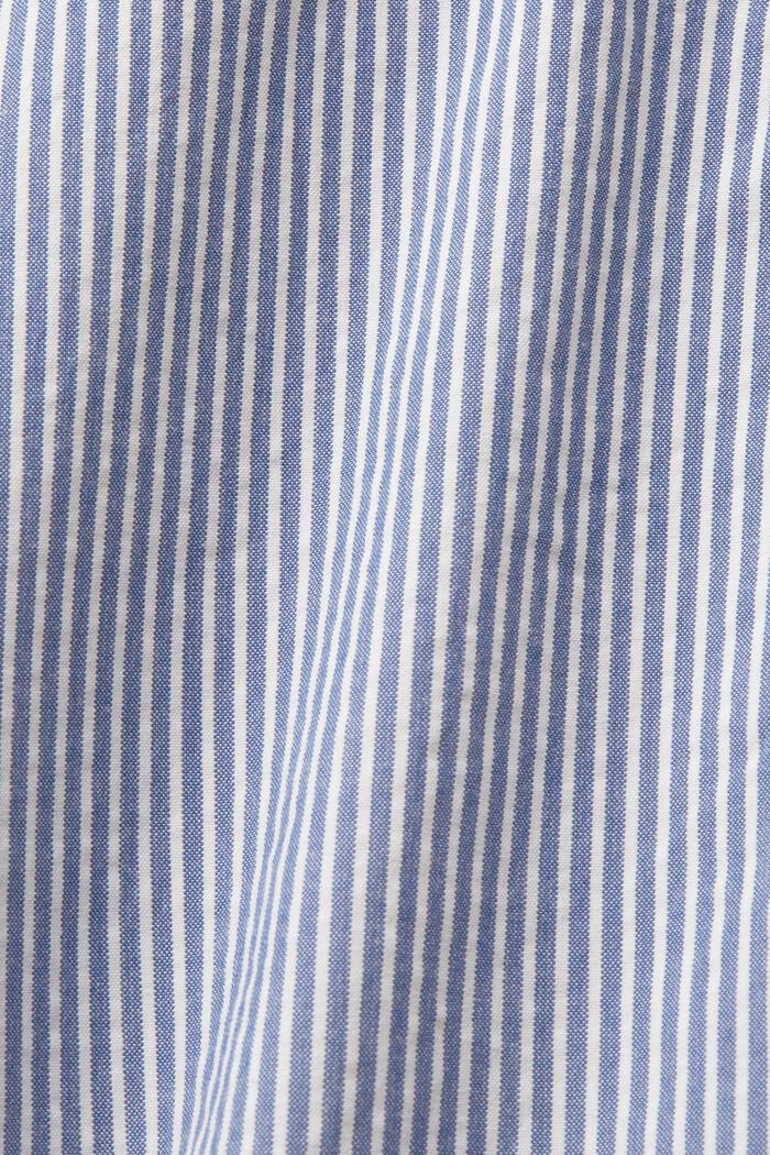 Gestreifte Chino-Shorts, 100 % Baumwolle, BLUE, detail image number 7