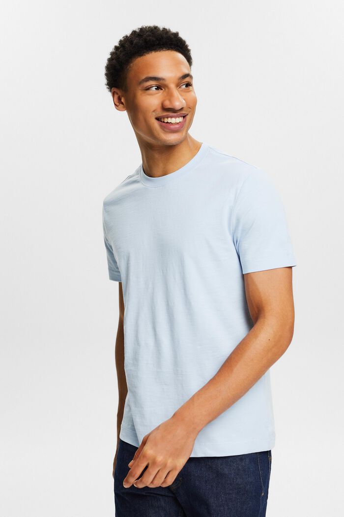 Slub-T-Shirt, LIGHT BLUE, detail image number 4
