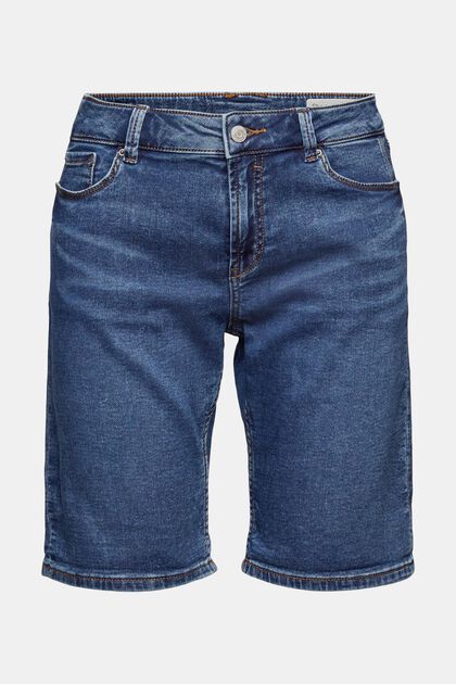 Jeans-Shorts aus Bio-Baumwoll-Mix