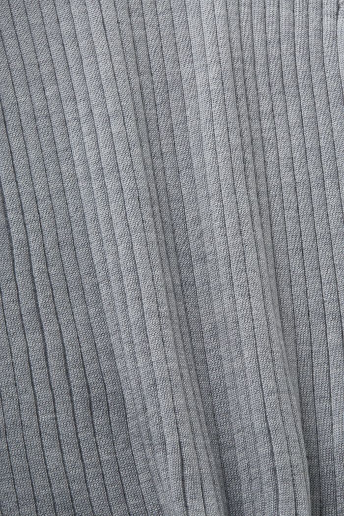 Pull sans manches en laine mérinos super fine, MEDIUM GREY, detail image number 5