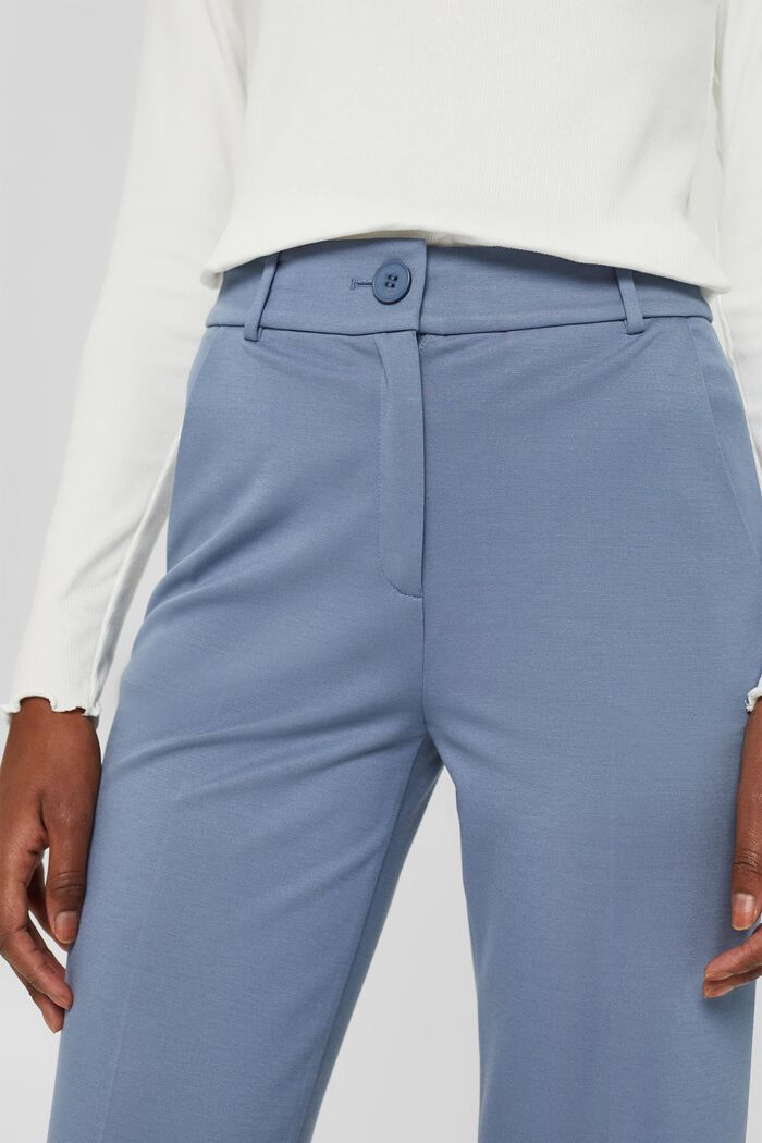 Pantalon à jambes droites mix & match PUNTO SPORTIF, GREY BLUE, detail image number 0
