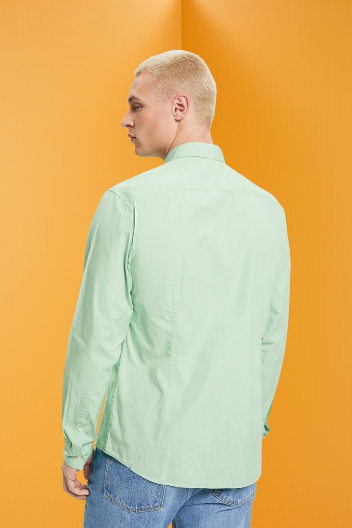 T-shirt Slim Fit en coton durable, PASTEL GREEN, detail image number 3