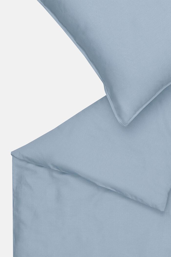 Parure de lit en coton, SMOKE BLUE, detail image number 3