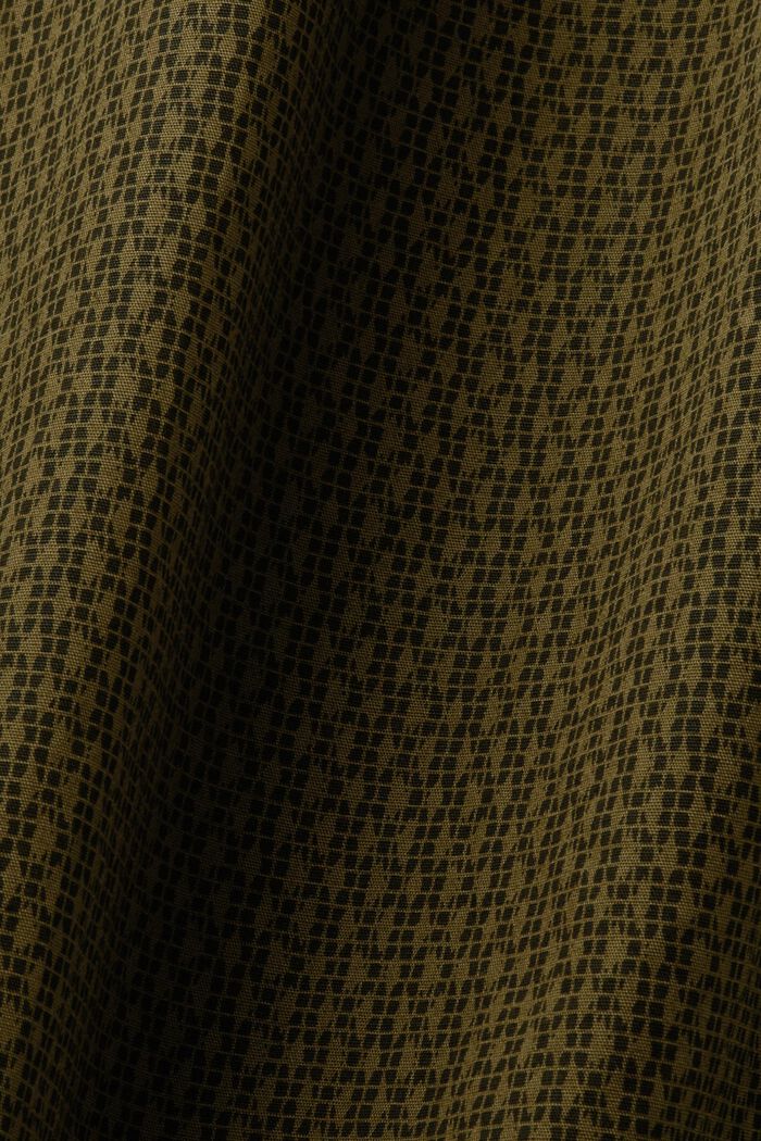Chemise en coton imprimé de coupe Relaxed Fit, DARK KHAKI, detail image number 5