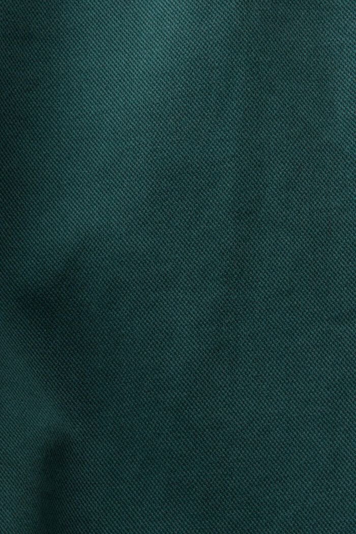 Chino taille haute de coupe Wide Fit, EMERALD GREEN, detail image number 6
