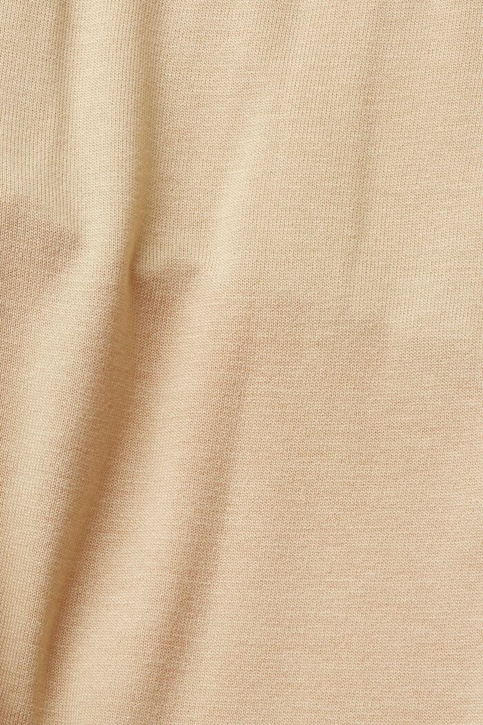 T-Shirt im Colourblock-Design, LENZING™ ECOVERO™, CREAM BEIGE, detail image number 5