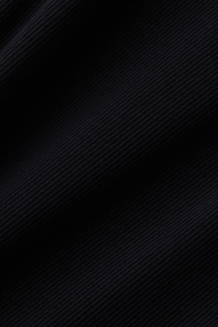 Robe débardeur en maille de coton mélangé, BLACK, detail image number 6
