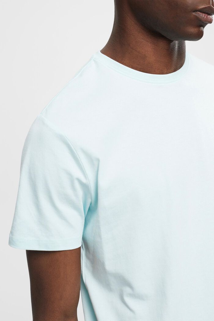 T-shirt de coupe Slim Fit en coton Pima, LIGHT AQUA GREEN, detail image number 2