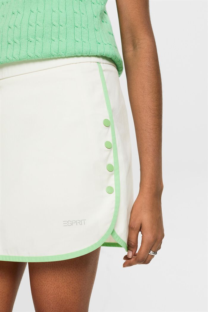 Mini-jupe short à bordure contrastante, ICE, detail image number 4