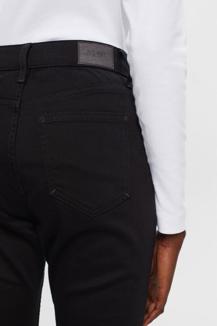 Jean Skinny brut, coton stretch, BLACK RINSE, detail image number 4