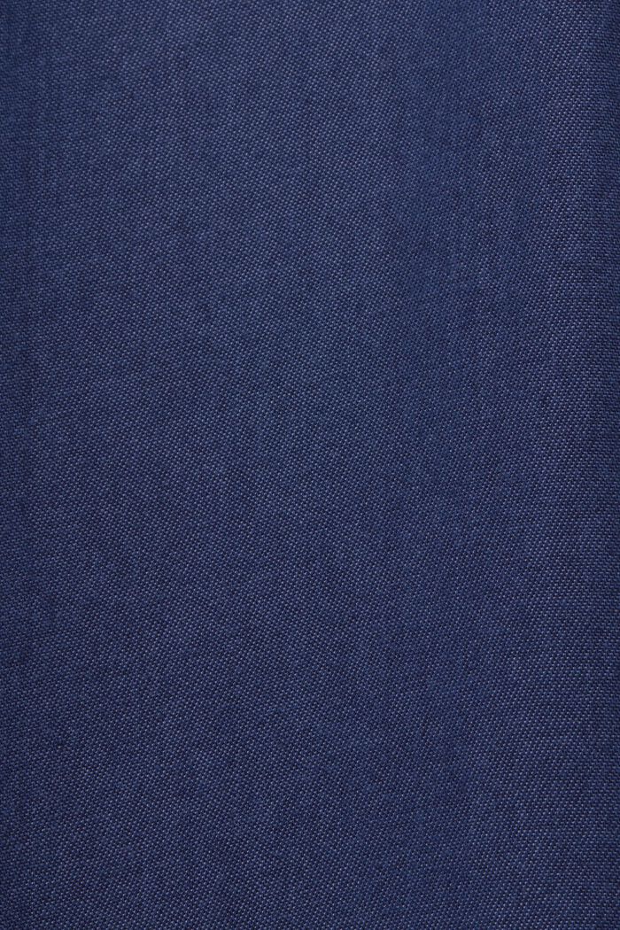 Hemdblusenkleid aus TENCEL™ Denim mit Gürtel, BLUE DARK WASHED, detail image number 5