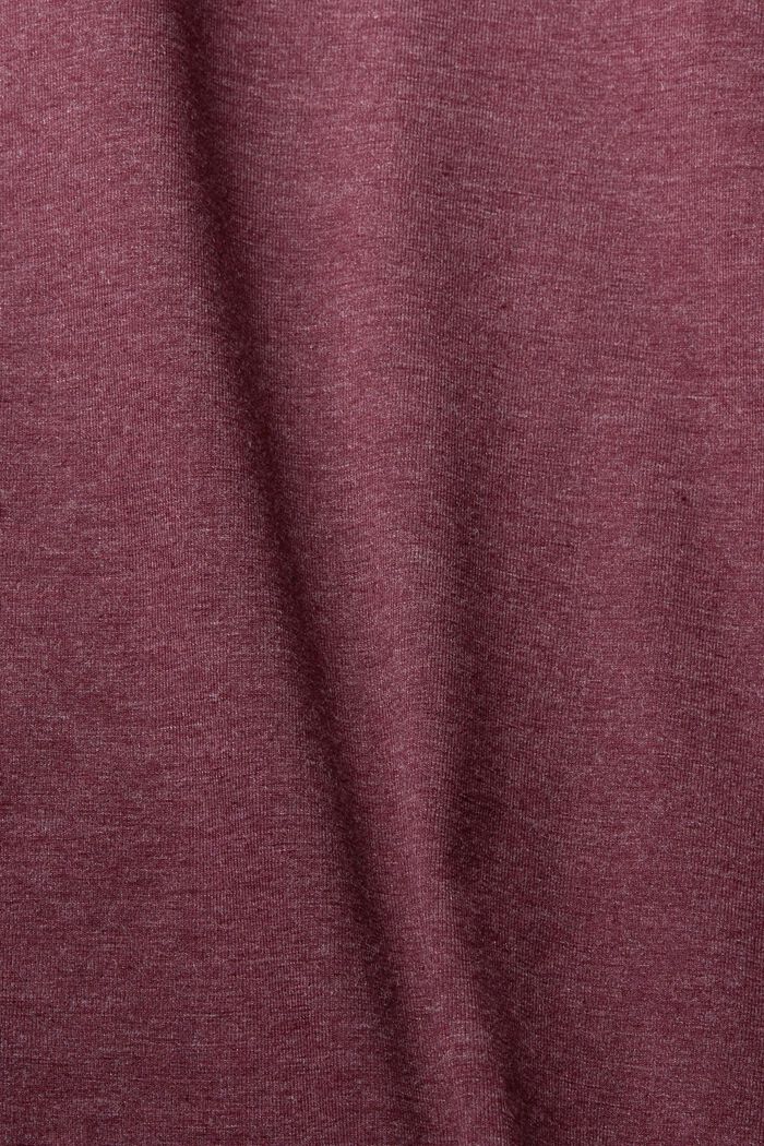 Langarm-Pyjamaobterteil, BORDEAUX RED, detail image number 1