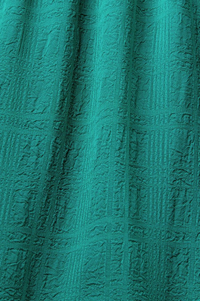Robe longueur midi légère à manches ballon, EMERALD GREEN, detail image number 5