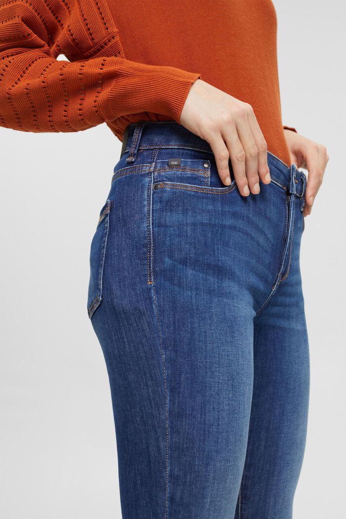 Jeans aus Baumwoll-Stretch, BLUE DARK WASHED, detail image number 0