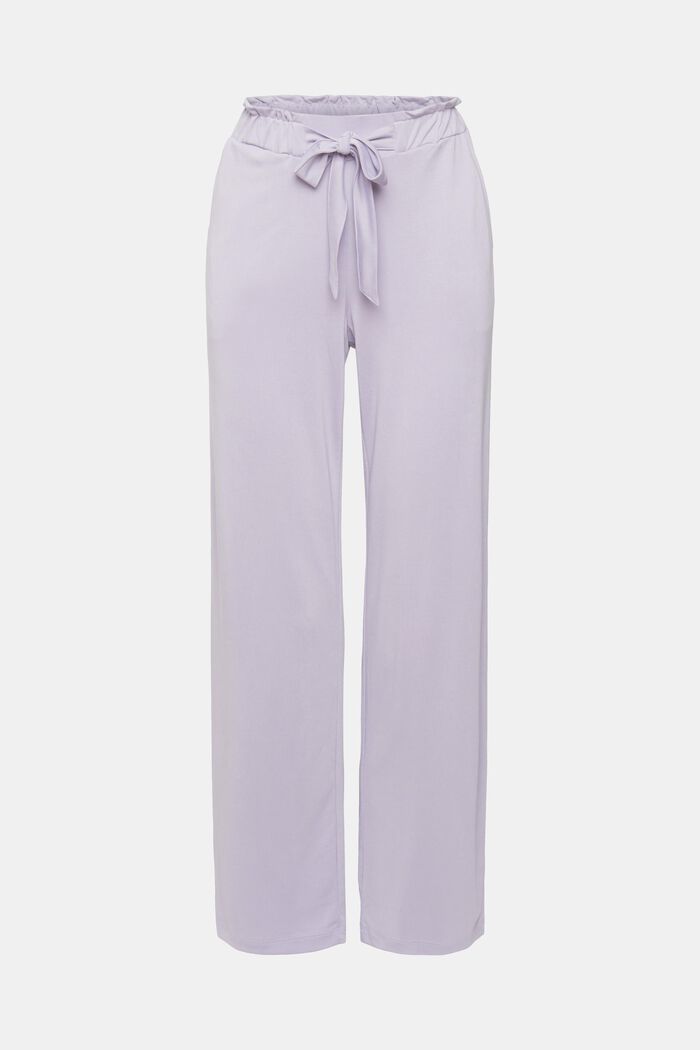 Pantalon de pyjama avec ceinture à nouer cousue, TENCEL™, LAVENDER, detail image number 2