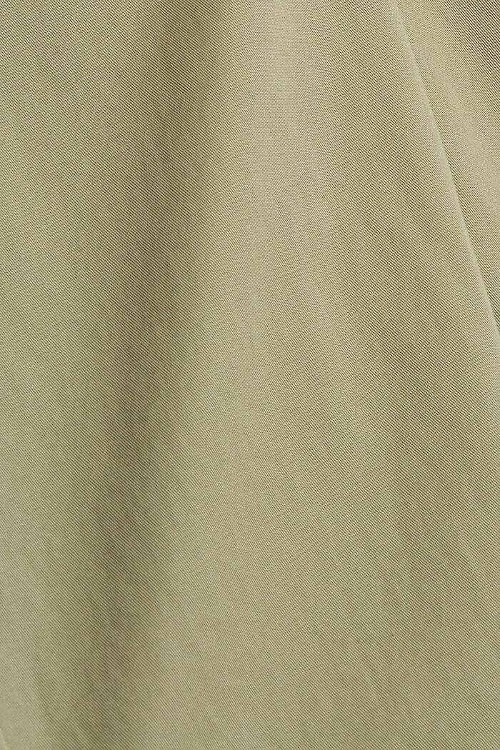 Gerade Chino mit hohem Bund aus Pima-Baumwolle, LIGHT KHAKI, detail image number 1