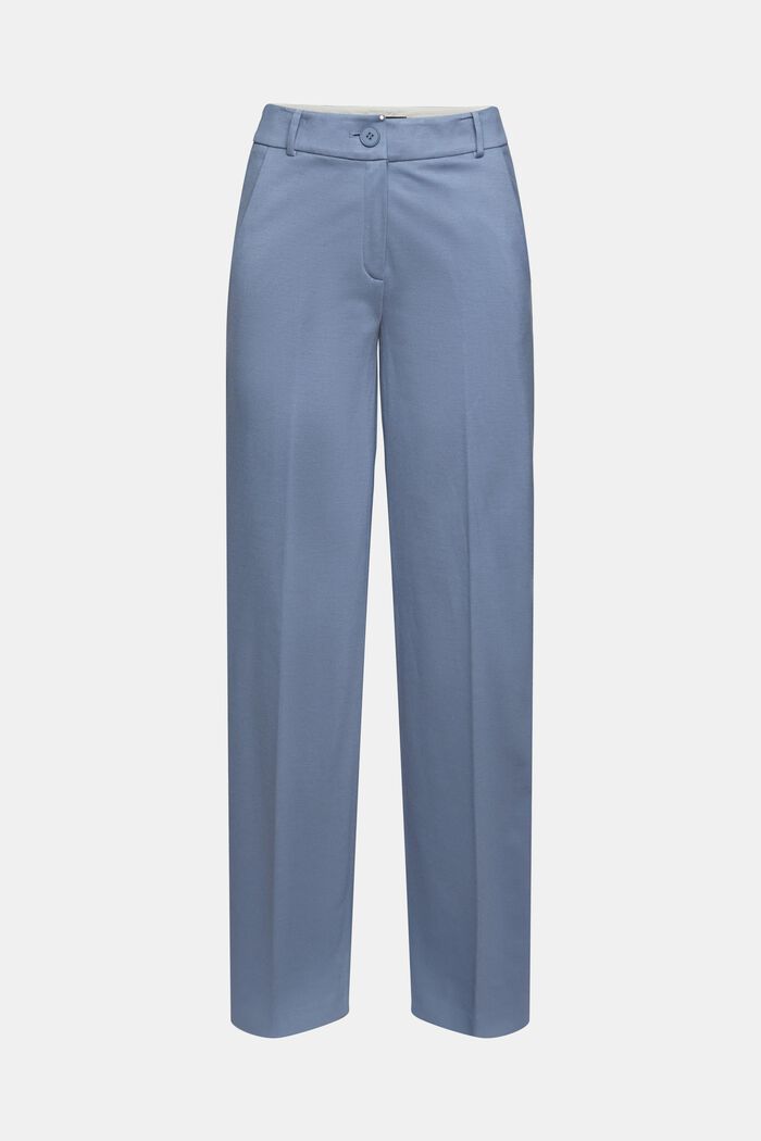 Pantalon à jambes droites mix & match PUNTO SPORTIF, GREY BLUE, detail image number 2