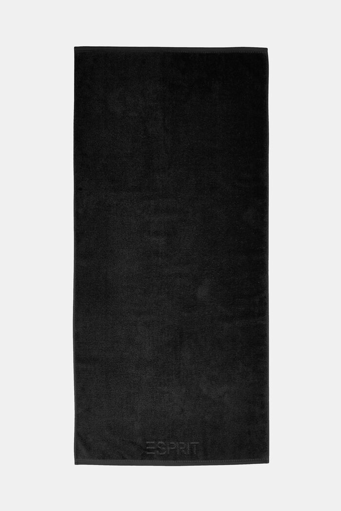 Collection de draps de bain en tissu éponge, BLACK, detail image number 4