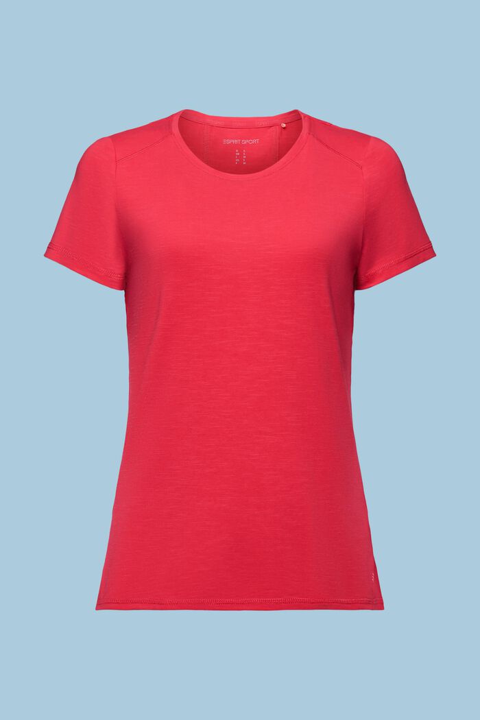 T-shirt de sport, E-DRY, RED, detail image number 7