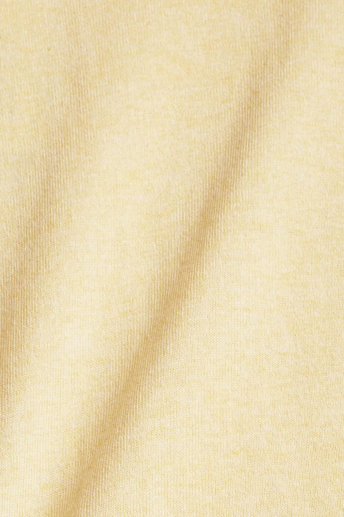 Pullover mit Kapuze, 100% Baumwolle, DUSTY YELLOW, detail image number 1