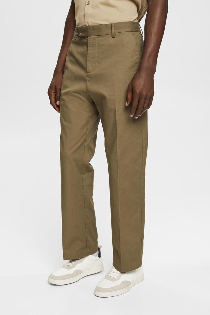 Chinos im Relaxed Fit, KHAKI GREEN, detail image number 0