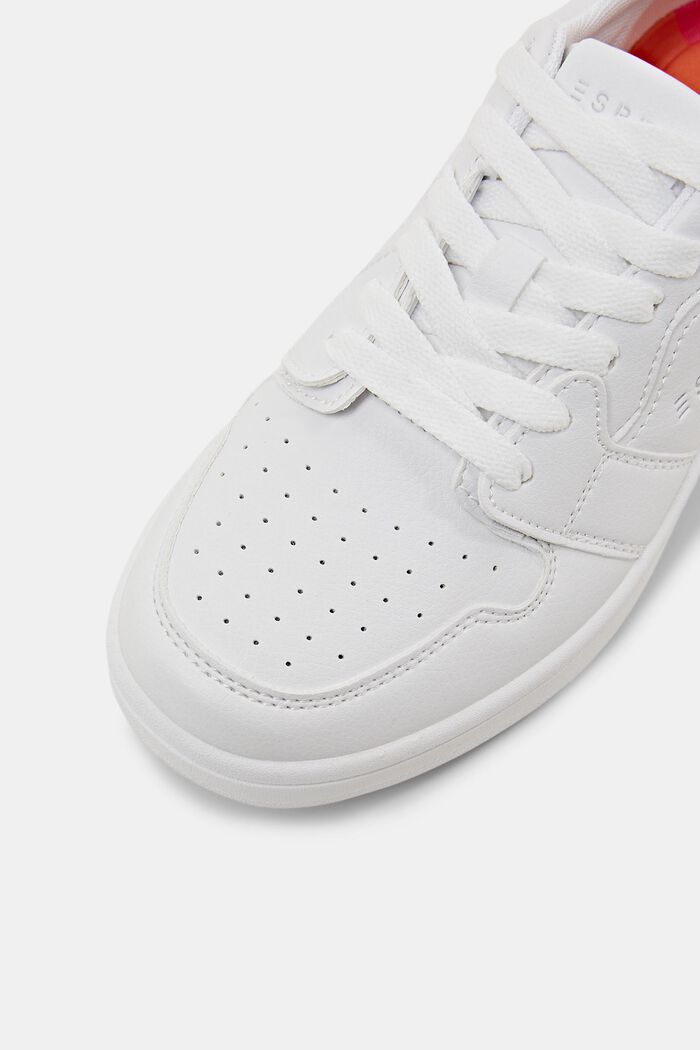 Sneakers aus veganem Leder, WHITE, detail image number 3