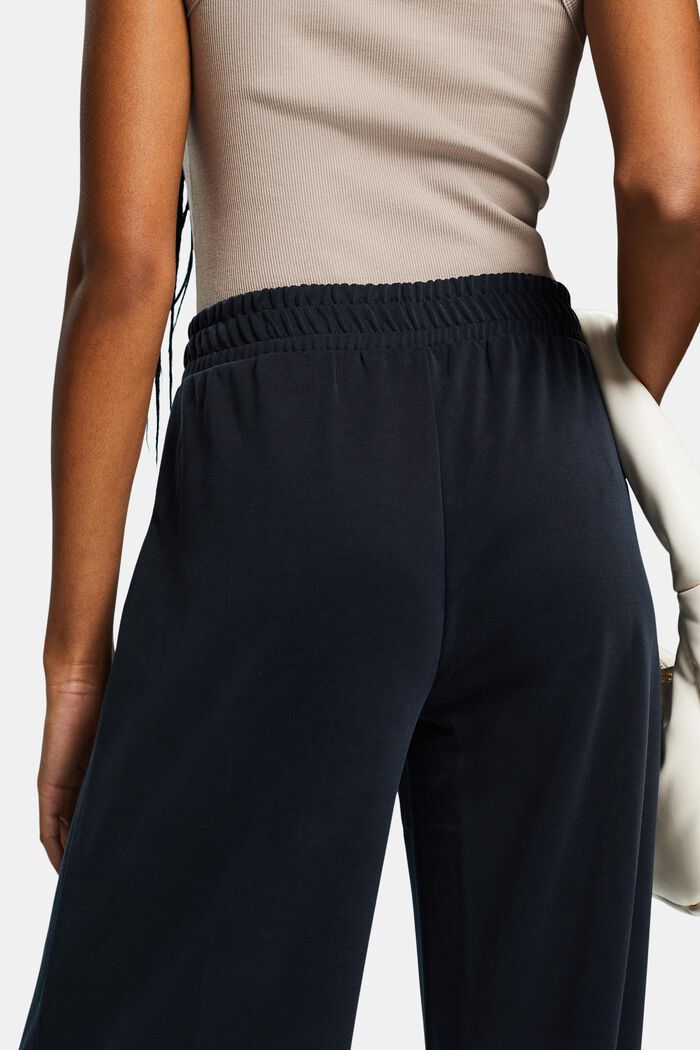 Pantalon large à enfiler avec plis permanents, BLACK, detail image number 3
