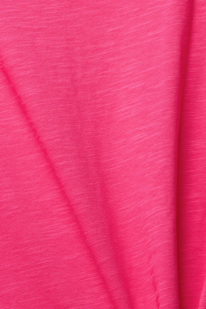 T-shirt unicolore, NEW PINK FUCHSIA, detail image number 1