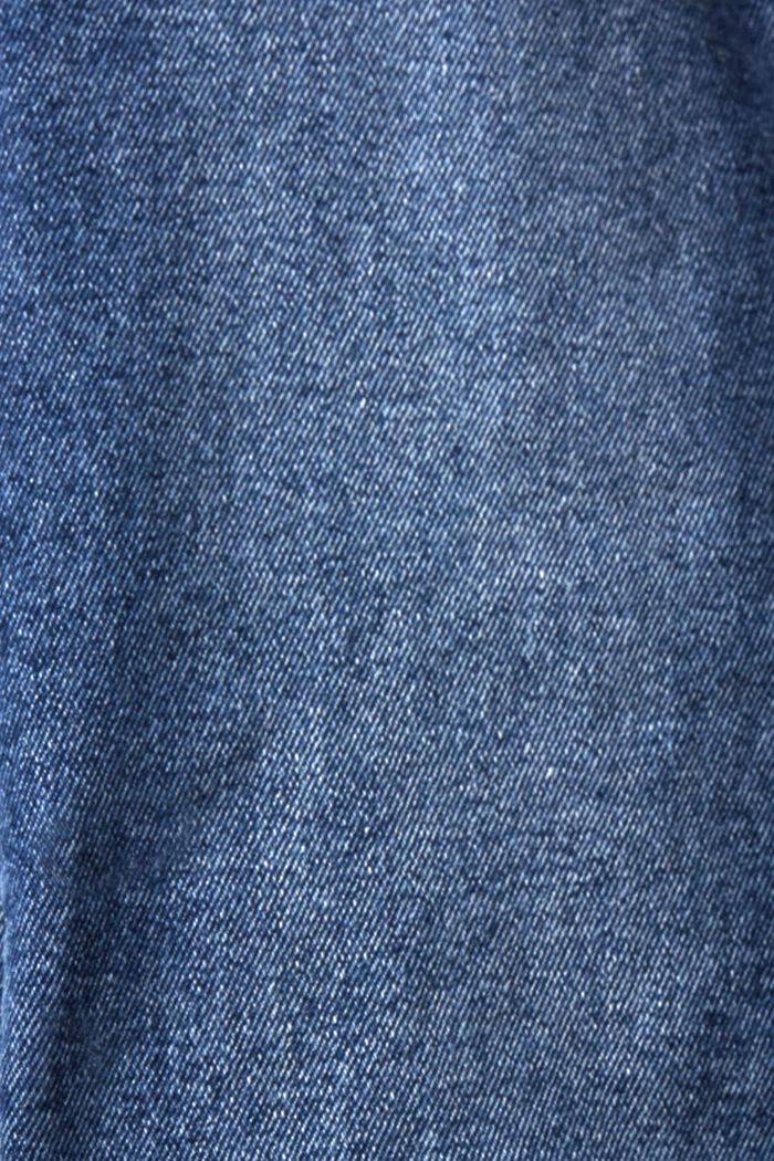 Schmale Stretch-Jeans mit mittelhohem Bund, BLUE MEDIUM WASHED, detail image number 1