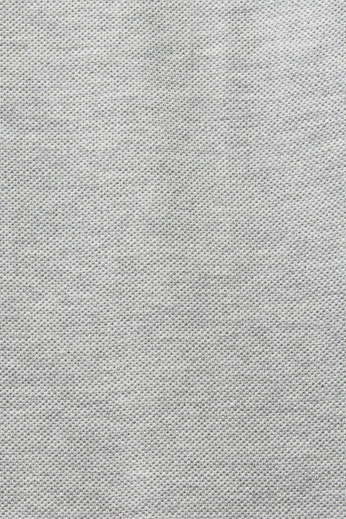 Piqué-Poloshirt aus Pima-Baumwolle, LIGHT GREY, detail image number 5