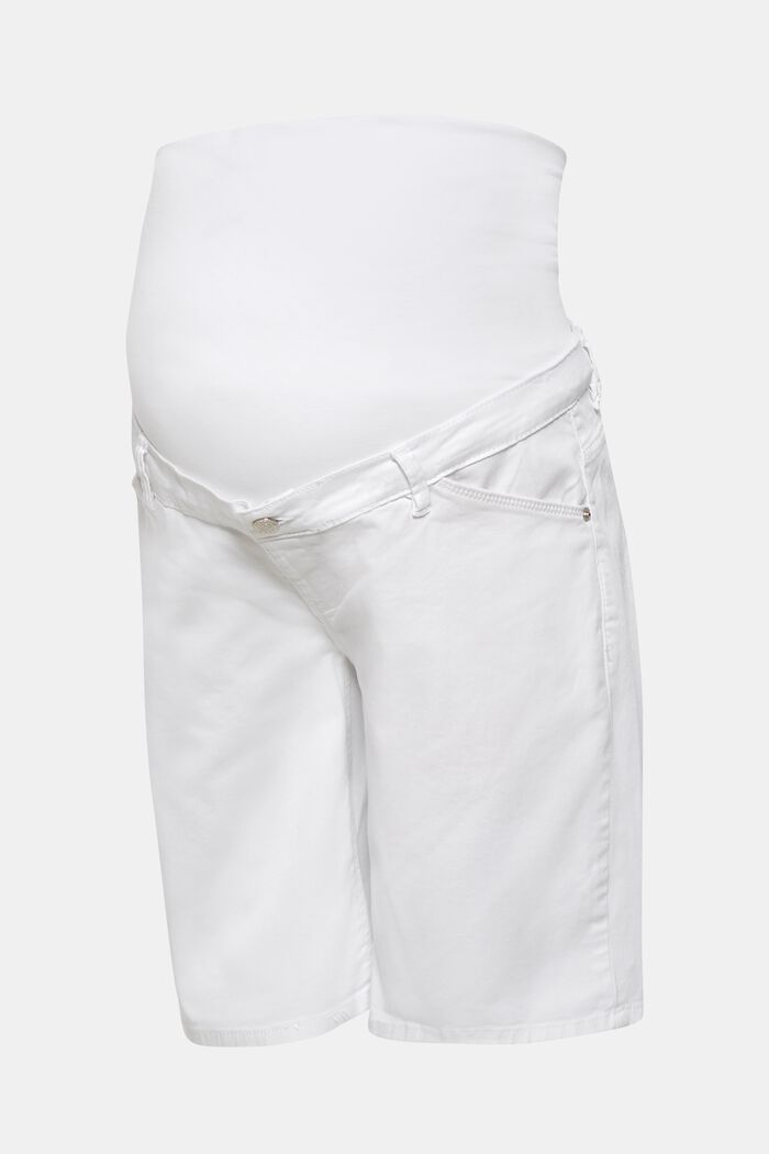 Short chino à ceinture de maintien pour le ventre, WHITE, detail image number 0