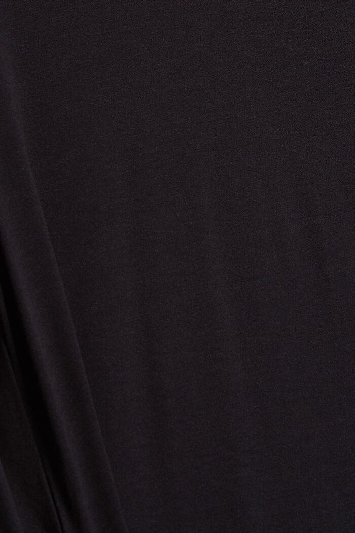 Jerseykleid aus LENZING™ ECOVERO™, BLACK, detail image number 4